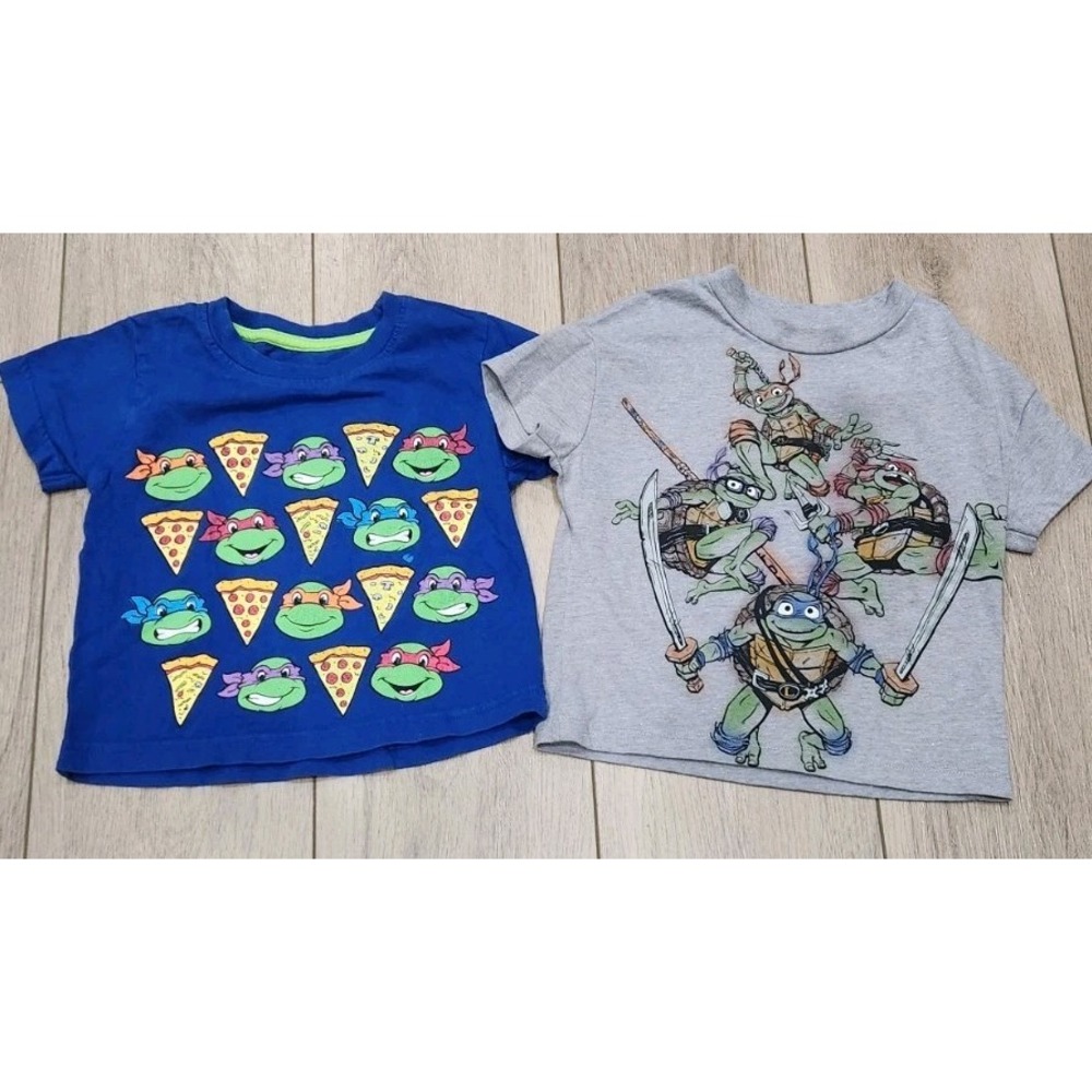 2 Nickelodeon Teenage Mutant Ninja Turtles TMNT Graphic Tshirts Toddler 2T